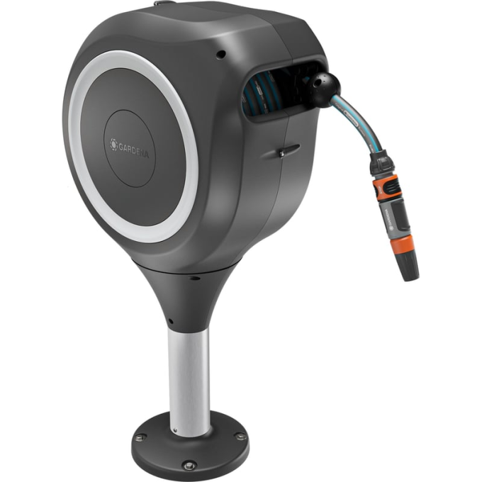 Катушка со шлангом напольная автоматическая GARDENA ROLLUPS для террас 18607-20.000.00